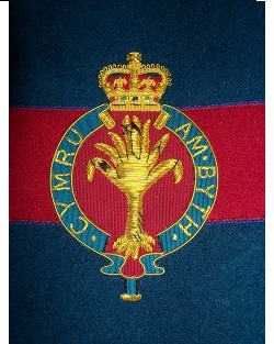 Medium Embroidered Badge - Welsh Guards